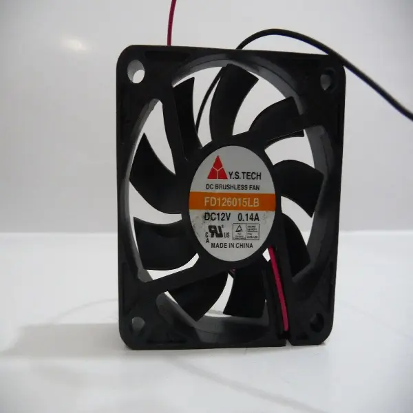 Cooling Fan, FD126015LB, 12 VDC, Y.S. TECH, China 